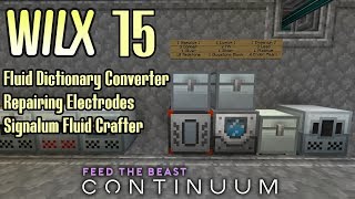 15  Fluid Dictionary Converter Repairing Electrodes Fluid Crafter  FTB Continuum [upl. by Imer]