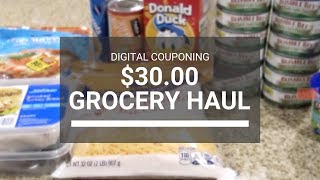 ALBERTSONS 3000 GROCERY HAUL  DIGITAL COUPONING [upl. by Bork]