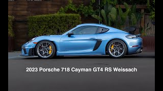 2023 Porsche GT4 RS Weissach 168 Miles [upl. by Nadual420]