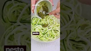 Zucchini spaghetti a light and quick recipe [upl. by Fredrika]