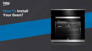 Beko  How to install your oven [upl. by Gladine]