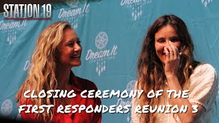 Closing ceremony of the First Responders Reunion 3 with Danielle Savre amp Stefania Spampinato [upl. by Ibob280]