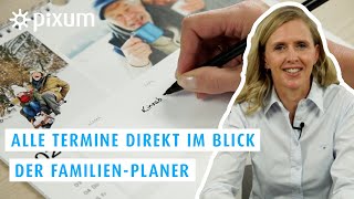 So erstellt man einen Kalender für die ganze Familie  Pixum Tutorials [upl. by Ikairik]