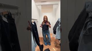 ce modèle de jeans sur des personnes plus grandes serait 1010 🙂‍↕️ tryon jeans baggyjeans [upl. by Eiffe937]