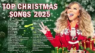 Christmas Songs 2025 🎅 Top Christmas Songs Playlist with Mariah Carey Ariana Grande Taylor Swift [upl. by Inajar582]