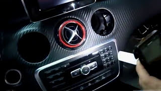 MERCEDES BENZ NEW A B CLA GLA GLC GLE Radio Headunit Removal  벤츠 A B CLA GLA GLC 오디오 탈거방법 [upl. by Ellemaj]