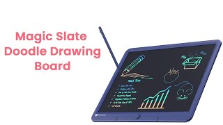 ReWritable Multicolor LCD Writing Pad with Smart Lock [upl. by Arrol]