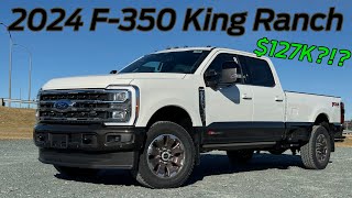 BEST NEW TRUCK 2024 Ford F350 King Ranch Review [upl. by Abshier]