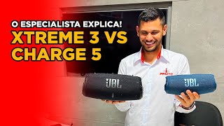 Jbl Xtreme 3 VS JBL Charge 5  O especialista explica [upl. by Alvin]