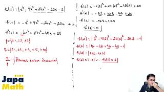 Prova EFOMM Resolvida2019  2020  Matemática  Questão 7 [upl. by Rinee]