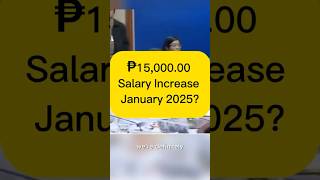 15k Salary Increase in January 2025 [upl. by Rad]