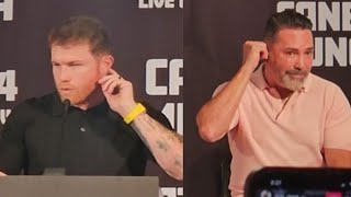 ⚠️WOW⚠️CANELO REFUSES OSCAR DE LA HOYA GOLDEN BOY MENTION WHEN THANKING PROMOTERS [upl. by Sacksen]