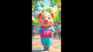 Dressed up and casual piggy dance in the park lets watch creative inspiration follow the rhythm [upl. by Prowel723]