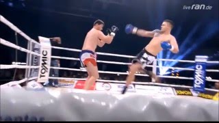 Gabes Video of the Week  Tornado Body Kick KO on MMA Meltdown [upl. by Noah]