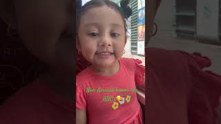 Aminah singing abc songfyp cutebaby abcd aminah [upl. by Eikcin]