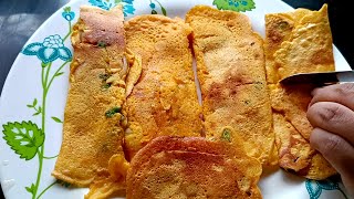 Besoner recipe if you dont have fish meat and vegetables at home make this gram flour recipe [upl. by Moraj]