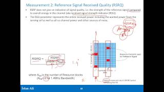 LTE Radio Primer Part 7 DL Cell Reference Signals RSRP amp RSRQ [upl. by Brader]