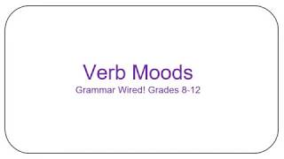 122 Verb Moods [upl. by Mady]