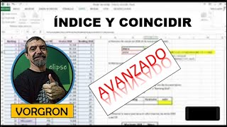 Uso avanzado de la función INDICE y COINCIDIR en EXCEL [upl. by Olympias]