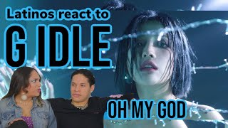 Latinos react to 여자아이들GIDLE  Oh my god Official Music Video REACTION FEATURE FRIDAY ✌ [upl. by Coniah113]