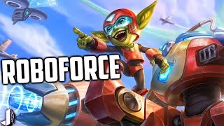 ROBO FORCE RUCKUS Paladins OB70 Battle Pass Skin Gameplay [upl. by Ahsyekat]