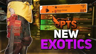 TWO NEW EXOTICS The Division 2 EXOTIC HOLSTER amp EXOTIC AR coming with TU22 [upl. by Berky888]