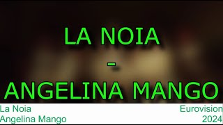 La Noia  Angelina Mango KaraokeInstrumental with Backing Vocals [upl. by Giffie]