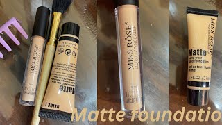 Matte foundation review  matte Concealer review  review  MMKhanam [upl. by Stets437]