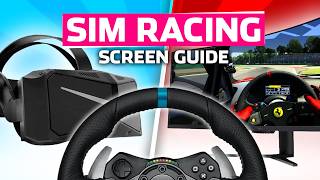 The Ultimate Sim Racing Monitor Buyers Guide [upl. by Latham]