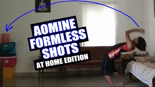 At Home trickshots AOMINE FORMLESS SHOT inspired [upl. by Enyawd95]