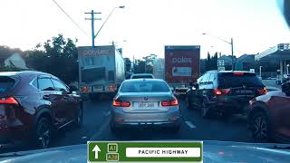 Randwick to Thornleigh NSW Drive via CCT M1 A1 A28 [upl. by Edge]