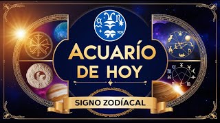 Horóscopo Acuario de hoy Hoy romperás barreras y brillarás por ser diferente horoscopo acuario [upl. by Ilanos251]