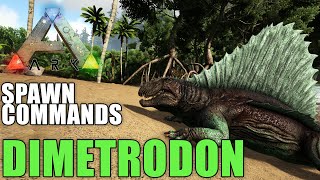 Ark DIMETRODON spawn commands [upl. by Aenehs]