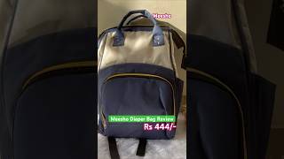 Baby Diaper Bag Meesho Diaper Bag Review  Baby Essentials Meesho HaulViral reel [upl. by Trocki767]