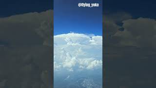 Giant cumulonimbus clouds ⛅️ aviation boeing b737 clouds shorts [upl. by Malloch]