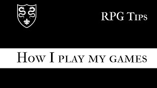 Solo RPGs How I play my games [upl. by Yvor]