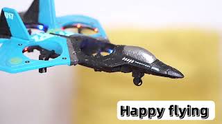 V17 Remote Control Airplane 24G RC Fighter Jet Glider EPP Foam RC drone toys for kids toys rctoys [upl. by Otiragram]