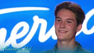 Cameron Whitcombs American Idol Audition Gets Two Judges To Say Yes [upl. by Riana7]