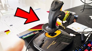 Thrustmaster Joystick T16000M FCS Compatible with PC Review [upl. by Htederem]