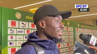 SENEGAL VS BURKINA  EN ZONE MIXTE LA REACTION DE KALIDOU KOULIBALY GANA GUEYE ET LAMINE CAMARA [upl. by Ennoryt938]