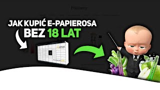 TUTORIAL JAK KUPIĆ E PAPIEROSA BEZ 18 LAT [upl. by Viquelia]