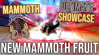 Ultimate Mammoth Fruit Showcase  Blox Fruits Update 20 [upl. by Ellenet32]