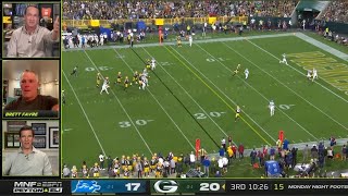 Peyton Manning cant believe this throw from Aaron Rodgers [upl. by Bullock]