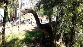 Dinosaurios en Tecnopolis Patagosaurus fariasi 2014 [upl. by Ardekal]