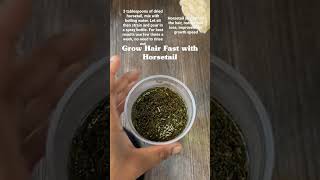 Grow faster hair with horsetail  Grow natural hair with herbal tea [upl. by Anivol]