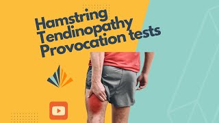 Proximal Hamstring Tendinopathy Provocation tests [upl. by Wendie]