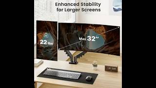 360 Rotatable DualArm Computer Monitor Stand [upl. by Nirda]