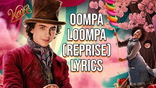 Oompa Loompa Reprise Lyrics From quotWonkaquot Hugh Grant [upl. by Burleigh419]