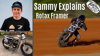 Rotax Framer Flat Track Champ Sammy Halbert Explains sammyhalbert [upl. by Henryetta]