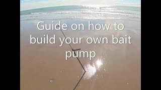 Guide on How to Build a Bait Pump for Black Lugworms [upl. by Okomom301]